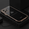 COROGI for Huawei Nova Y61 Back Cover with Wrist Strap Luxury 6D Plating Maple Leaf Cases Full Camera Protection Slim Soft Silicone Bumper Mobile Phone Case. 
