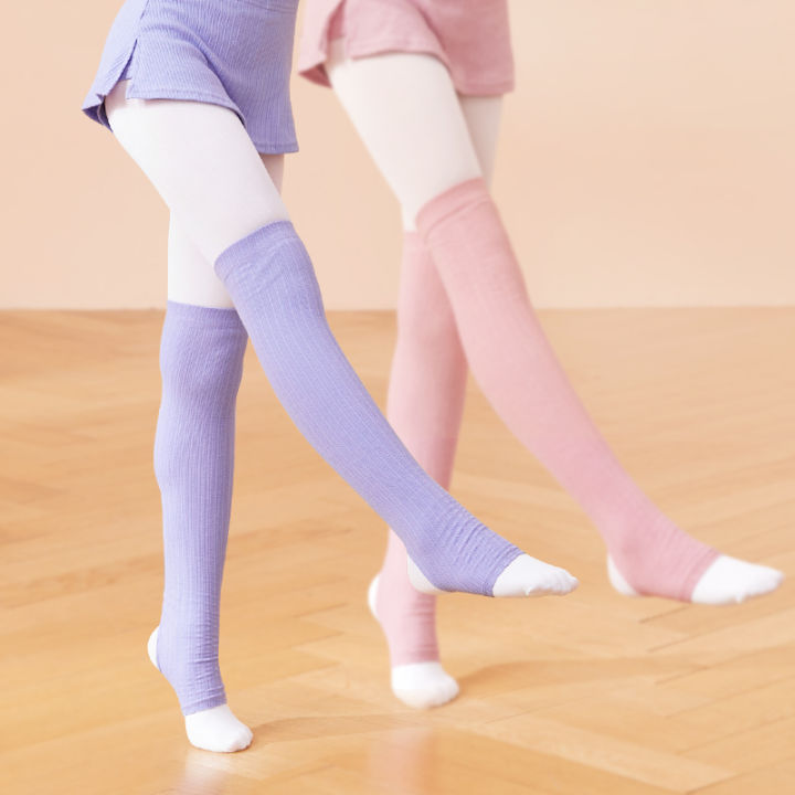 Girls%20Ballet%20Leg%20Warmers%20Long%20Leg%20Warmer%20Dance%20Sports%20Socks%20Kids%20Knitted%20Stirrup%20Leg%20Warmers%20for%20Yoga%20Ballet%20Dance%20-%20Image%202