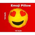 Happy Cool Emoji Pillow. 