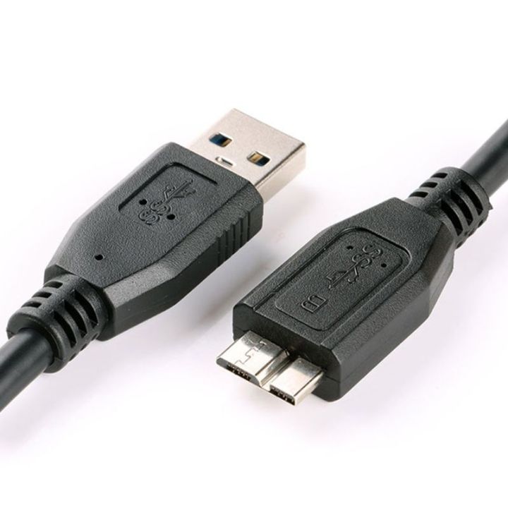 【VogueVenture】30CM Black Mini Portable USB 3.0 Male A To Micro B Data Cable Cord Lead Wire For External Hard Drive Disk