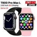 Smart Watch T900 Pro Max 2.03" HD Big Display Series 10 Bluetooth Call Fitness Tracker Heart Rate Sports Mode Budget Smartwatch for Android iPhone Xiaomi. 