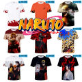 Sharingan akusuki Uzumaki Naruto summer T-shirt tees Kurama oversized cosplay thin Uchiha Sasuke tops men outerwear tops. 