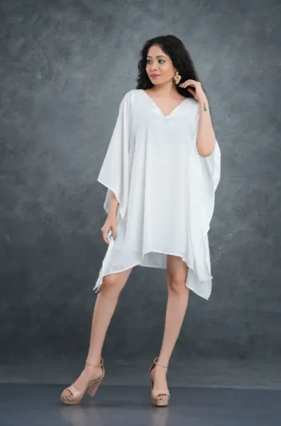 Yemi%20White%20Maza%20V-Neck%20Kaftan%20Mini%20Dress%20-%20Image%203