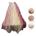2Pcs Cheesecloth Table Runner Boho Table Runner Gradient Table Runner For Baby Shower Wedding Engagement Bridal Decor. 