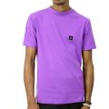 Archer Men's Crew Neck Cotton T-Shirt - Purple. 