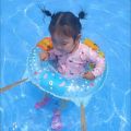 Double Handle Safety Baby Seat Float Swim Ring Inflatable Infant Kids Swimming Pool Rings Water Toys Swim Circle For Kids Swim. 