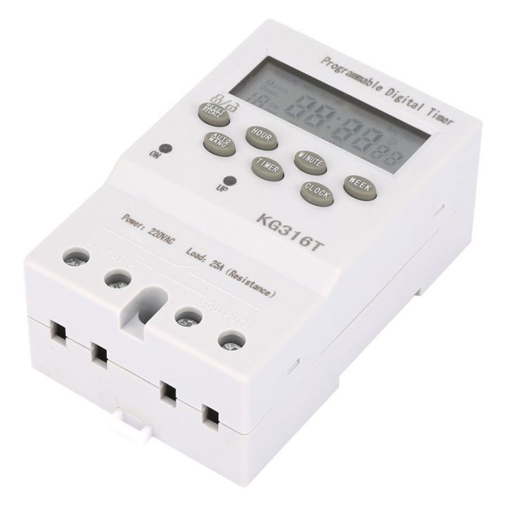 Lighting Control KG316T AC220V Timer Switch Digital Display 1 Minute to ...