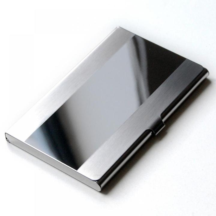 Portable%20Card%20holder%20case%20Practical%20Slim%20Sleek%20Business%20card%20holder%20Stainless%20steel%20Lightweight%20Stainless%20steel%20card%20holder%20for%20Office%20Business%20meetings%20Travel%20Professionals%20Networking%20-%20Image%204