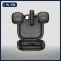 WIWU AI DUO WIRELESS MICROPHONE TYPE C BLACK (WI-WM006), (12 MONTH). 