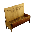 Wooden Visiting Card Holder For Office Table, Wooden Butterfly Visiting card Holder. 