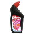 Sparkle Care And Hygiene Toilet Bowl Cleaner, Blue, Toilet Cleaner with 10x Power Clean Gel Formula Helps Remove Tough Stains. 