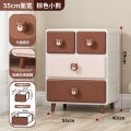 Thickened Storage Cabinet Drawer Style Baby Wardrobe Infant Children Snacks Toys Organizer Box Plastic Storage Chest of Drawers. 
