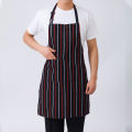 Adjustable Chef Apron Hotel Restaurant Kitchen Chef Overalls Apron Coffee Shop Long Halter Anti-fouling Apron With 2 Pockets 1Pcs. 