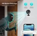 Pixlink A10 Rechargeable WiFi IP Mini Small Night Vision mini Camera Full HD Wireless Video Recorder Security Monitoring Camera Portable Smart Home Camcorders for Children and Pet. 