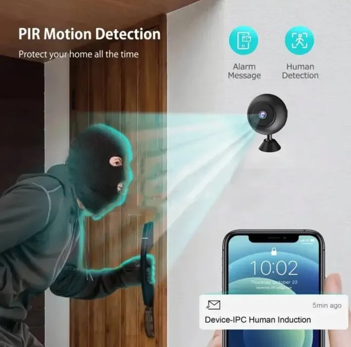 Pixlink%20A10%20Rechargeable%20WiFi%20IP%20Mini%20Small%20Night%20Vision%20mini%20Camera%20Full%20HD%20Wireless%20Video%20Recorder%20Security%20Monitoring%20Camera%20Portable%20Smart%20Home%20Camcorders%20for%20Children%20and%20Pet%20-%20Image%204
