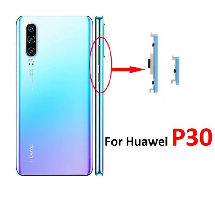 Aweisuan High Quality For Huawei P30 Original Phone New Power Volume Button On OFF Control Switch Keys For Huawei P30 Pro Parts