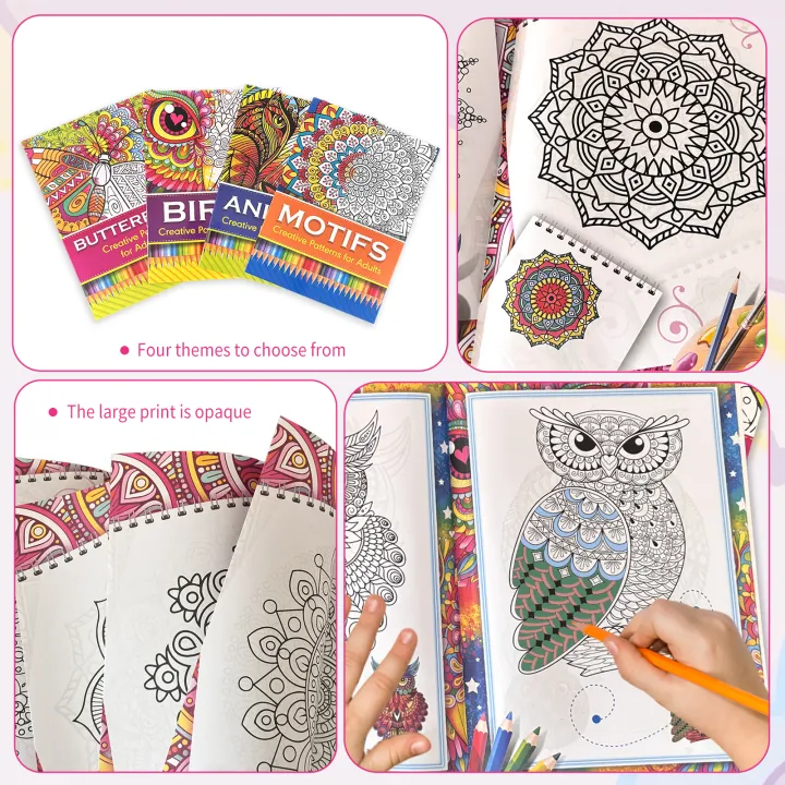 Advanced%20Coloring%20Book%20Creative%20Patterns%20Coloring%20Book%20Language%20New%20Fashion%20Gift%20-%20Image%205