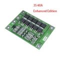 3S/4S 40A 60A Li-ion Lithium Battery Charger Protection Board 18650 BMS For Drill Motor 11.1V 12.6V/14.8V 16.8V Enhance/Balance. 