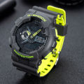 (Ready Stock) G- Sport  Shock GA110 Men Watch Sport Watch Dual Time Display Water Resistant Shockproof and Waterproof World Time LED Auto Light Sports Wrist Watches GA-110LN-8A. 
