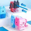 Disney Spiderman Pencil Sharpener Elsa Stitch Lotso Pencil Knife Hand Crank Sharpener Student Kids School Supplies Stationery. 
