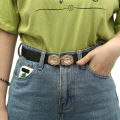 Hot Pearls Buckle Elastic Women Waist Belt Fashion Girls Dress Vintage Thin Belt for Jeans Skirt. 