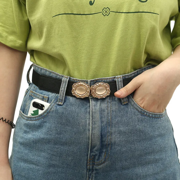 Hot%20Pearls%20Buckle%20Elastic%20Women%20Waist%20Belt%20Fashion%20Girls%20Dress%20Vintage%20Thin%20Belt%20for%20Jeans%20Skirt%20-%20Image%204