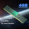 4GB DDR2 800Mhz PC2-6400 DIMM 240Pin For AMD CPU Desktop Memory RAM. 