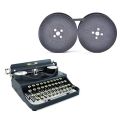 1Pc Universal Black Typewriter Spool Ribbon Compatible For Most Printer. 