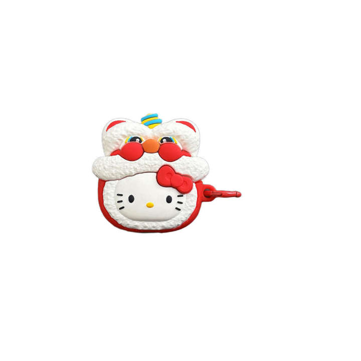 Lion%20Dance%20KT%20Cat%20Wireless%20Bluetooth%20Compatible%20with%20Pro2%20Silicone%205th%20Earphone%20Cute%203rd%20Generation%20Case%20-%20Image%205