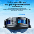 BlueWow X106 Phone Cooler Holder Wireless Charging For iPhone USB Fan Game Holder Radiator Mobile Phone Stand. 