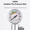 【Miga Plaza】Hand Mini Bicycle Pump Tire Air Inflator With Pressure Gauge Cycling Pump Presta and Schrader Ball Road MTB Pump Accessories. 