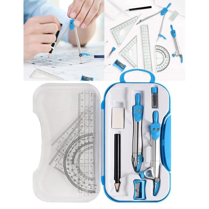 Math%20Geometry%20Kit%20Protractor%20Compass%20Set%20Triangle%20Ruler%20Stationery%20Eraser%20for%20Drafting%20Engineering%20Office%20Tools%20Teachers%20-%20Image%203