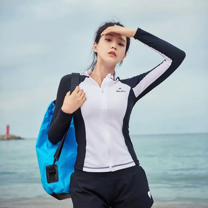 New%20Swimsuit%20Couple%20Long-Sleeve%20Zipper%20Diving%20Suit%20Men's%20Surfing%20Conservatively%20Thin%20Boxer%20Student%20Long%20Sleeve%20Hot%20Spring%20Swimsuit%20-%20Image%203