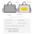 DGSenpi Laptop Bag Business Handheld Waterproof Portfolio Shoulder Crossbody Office Bag. 