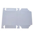 7 * 5.5 * 1.5 (inch) 50pc White Paper Take Away Lunch Box eco friendly food packaging cardboard lunch box. 