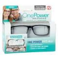 Unisex Reading Glasses from One Power Readers - Read Small Print and Computer Screens - no Changing Glasses - Flex Focus Optics for Women & Men (1 Pair). 