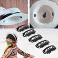 20pcs Silicone U Shape Snap Clip Comfortable 20pcs/lot 32mmx15mm Hair Extension Wig Weft Black/dark brown/beige Hairdress Tools for Hair salon Fashion show Wedding hairstyle Daily wear Cosplay. 