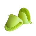 2Pc Silicone Oven Mitts Heat Resistant Gloves Tray Dish Holder Anti-slip Pot Mitten Finger Protector Cooking Baking Tools. 