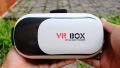 VR BOX 2.0 Version Virtual Reality 3D Glasses as your private 3D Cinema White. 