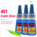 401 Glue Instant Fast Adhesive 22g/36g Stronger Super Glue Multi-Purpose Fix HOT Super Strong Liquid Colorless Adhesive Glue. 