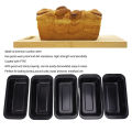 Bread Bakeware PTFE Coating Loaf Pan Carbon Steel 5PCS for Brownies. 