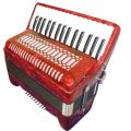 Baile Acordion 30keys 32 bass With Hard Case and Straps Full Set Accordion Instrument Beginner Accordion Professional Accordion Accordian Gifts For Adults Students 30 Piano Keys 32 Bass Button Accordion Instrument (Red). 