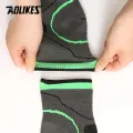 Sports Ankle Brace Compression Strap Sleeves Support 3D Weave Elastic Bandage Foot Protective Gear Gym Fitness-1pcs. 
