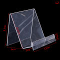 1Pcs Book Display Stand Desktop Book Holder Transparent Acrylic Book Shelf BRYT. 