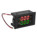 Voltage Current Display Meter Clear Digital Display LED Digital Voltmeter Ammeter Waterproof 0 To 300V 50A for Voltage Monitor. 