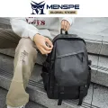 MENSPE Fashion Men’s Backpack Unisex Laptop Backpack Soft PU Backpack Business Travel Bag Waterproof Backpack Shoulder Bag College Commuting Backpack Leisure School Bag For Travel Study Business. 