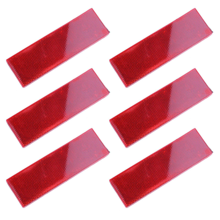 6X Warning Reflective Safety Plate/Tape Reflector Stickers for Car ...