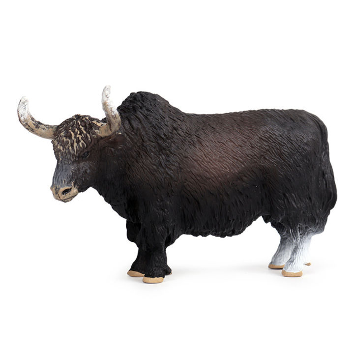 【Wildfolk Studio】Bull OX Yak Figurine PVC Model Table Decor Education Bauble