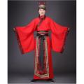 【ZIME】Han Chinese Clothing Male and Female Adult Tang Suit Fairy Princess Couple Performance Costume Jacket and Dress Wide Sleeve Traditional Classical Chinese Style. 