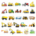 20/40/60pcs Engineering Vehicles Stickers Construction Field Machines Heavy Vehicles Stickers for Laptop Scrapbook Journal Kids Girls Boys Stickers. 